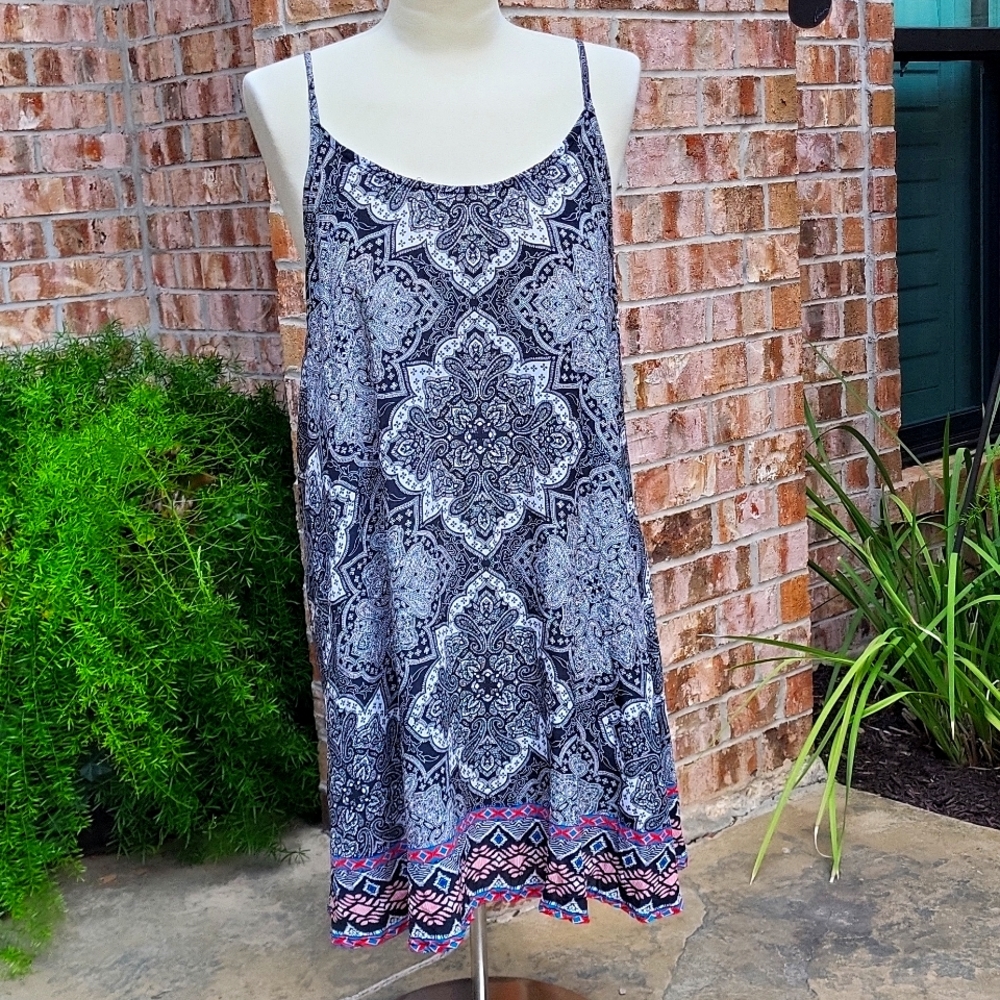 Flowy Tolani Slip Dress sz M,  adjustable straps!